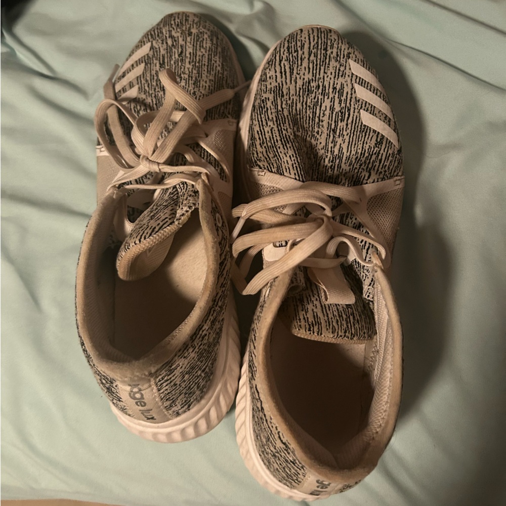 Worn women’s sneakers: adidas